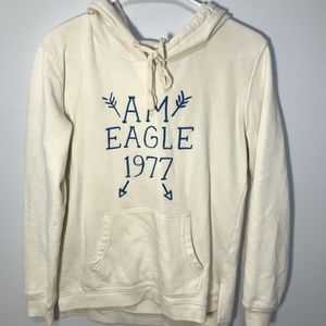 American Eagle Off-White Hoodie